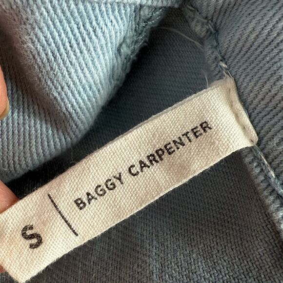 PACSUN Mushroom Embroidery Baggy Carpenter Wide-Leg Jeans W1756 Sz S - Picture 7 of 9